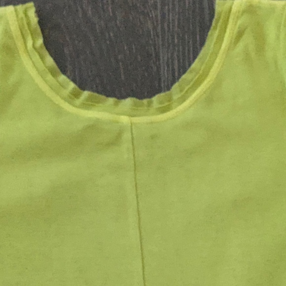 Summer Dress Lime Green A Line - Picture 4 of 8